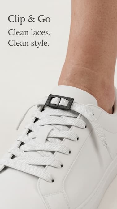 EasyLaces Clip — Clip & Go, clean laces, clean style